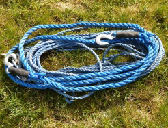 winch rope with hooks